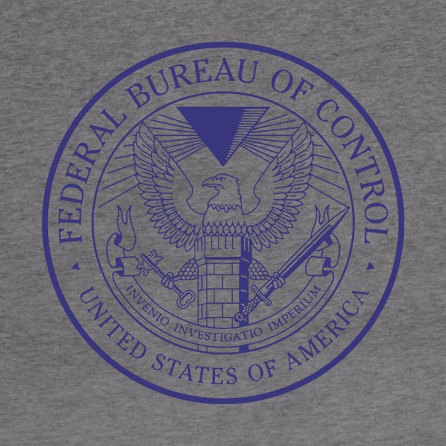 Federal Bureau of Control Blue by Manoss